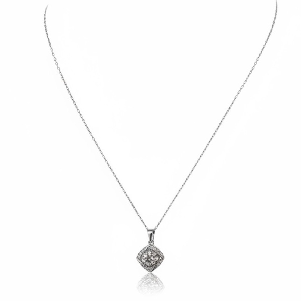 Moissanite 1.0ct Necklace 925 Sterling Silver Color D NWT